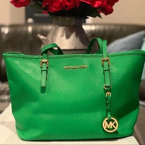 Green MK Tote ( medium)